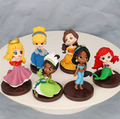 Kit Com 8 Bonecas - Princesas da Disney