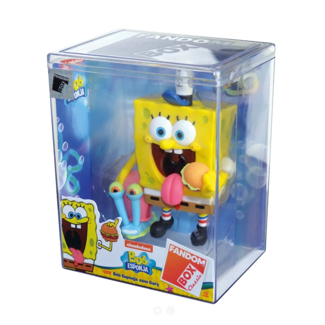 Bob Esponja (com o Gary) - Boneco Colecionável