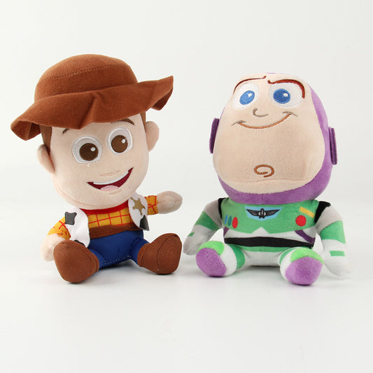 Toy Story - Kit 2 Pelúcias - Woody e Buzz