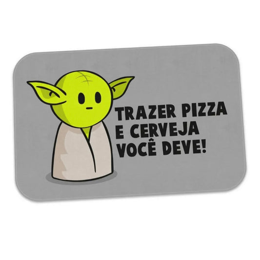 Tapete Mestre Yoda - Pizza e Cerveja
