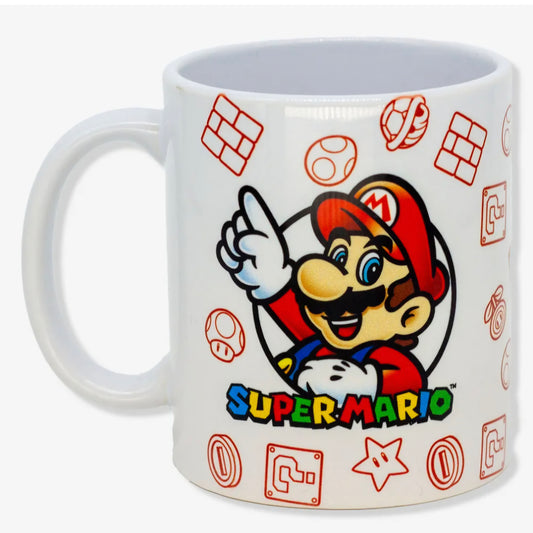 Caneca Super Mario e Bowser